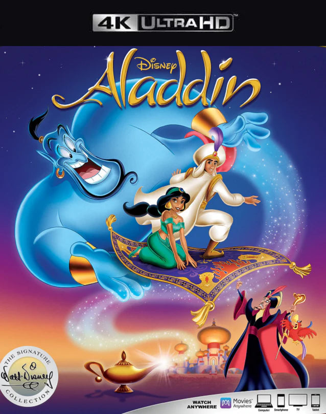 Aladdin 1992 4K via Moviesanywhere