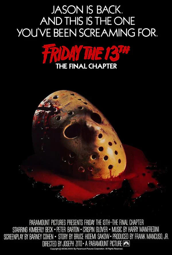 FRIDAY THE 13TH IV THE FINAL CHAPTER  HD OR  HD