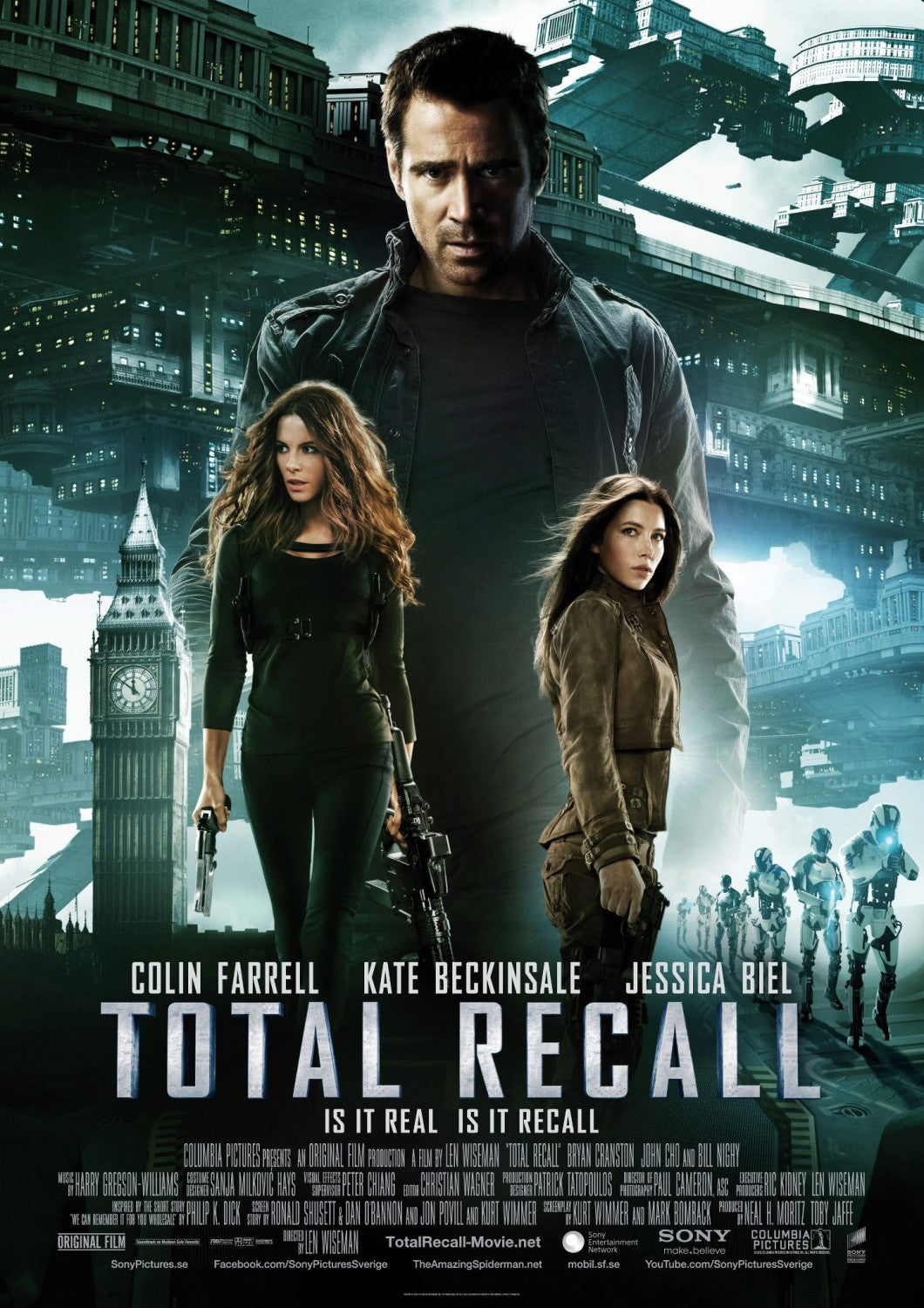 TOTAL RECALL 2012 EXTENDED UNRATED EDITION HD